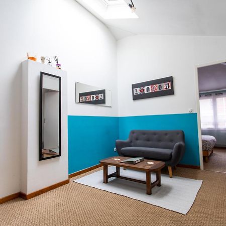 T2 Toulouse 40M2, Lit Queen Size, Climatisation, Quartier Sympa, Terrasse Esterno foto