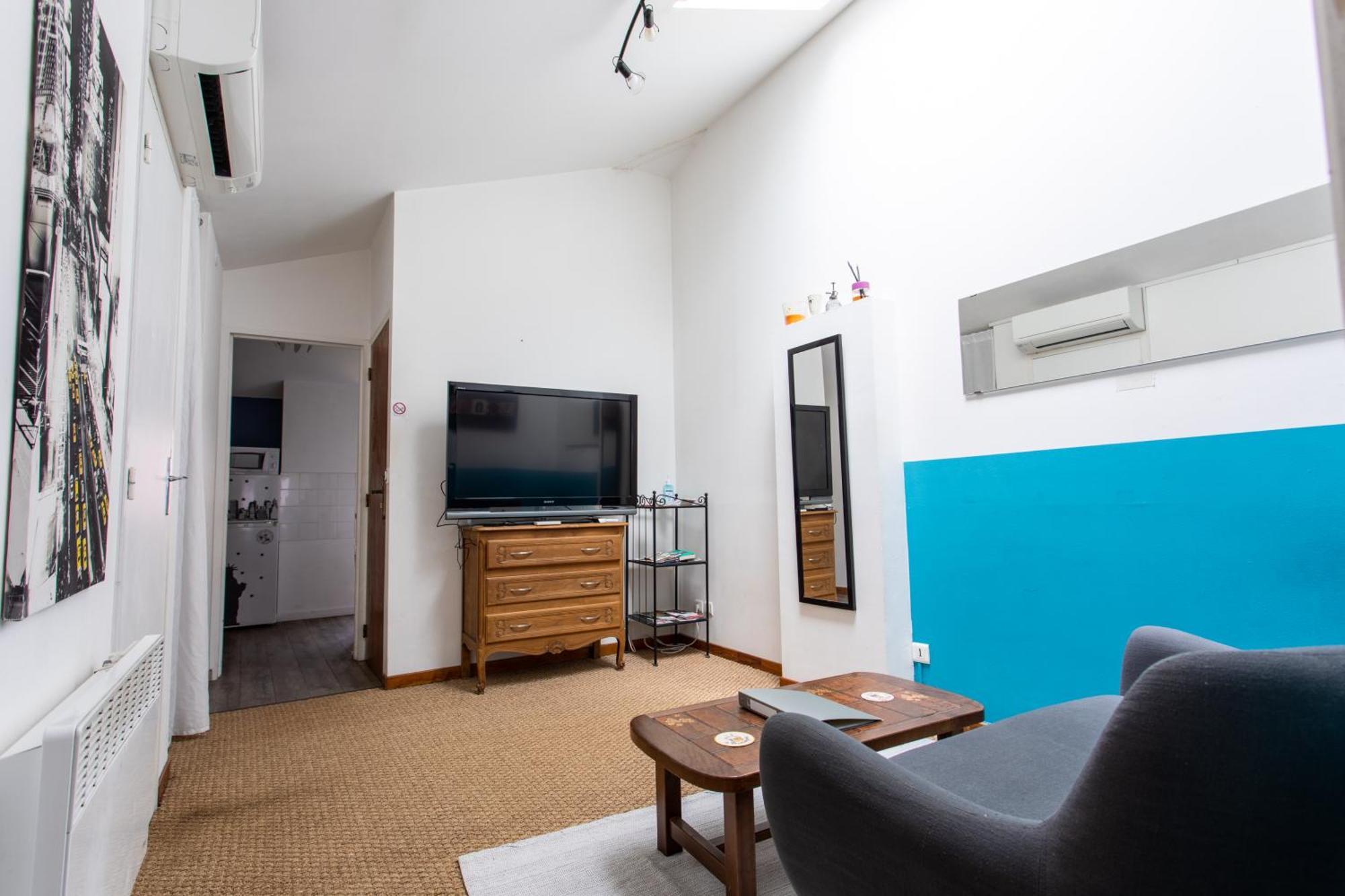 T2 Toulouse 40M2, Lit Queen Size, Climatisation, Quartier Sympa, Terrasse Esterno foto
